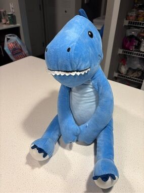 NYDJ Blue Plush Dinosaur Kids Tie Accessory